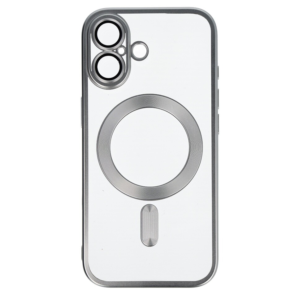 Zadní kryt Metallic MagSafe pro iPhone 17 stříbrný