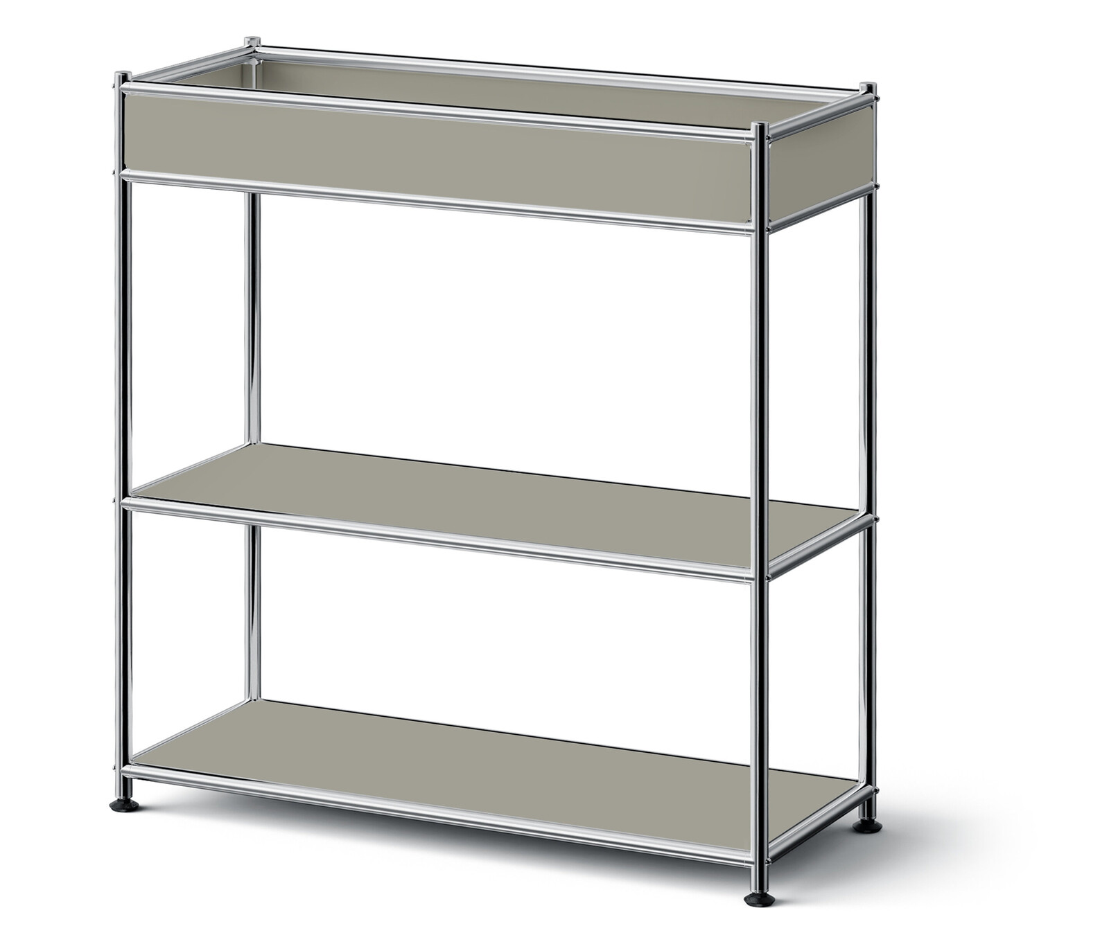 Tchibo - Kovová konzola »Cn3 Slim Line« s policí - barva: šedá