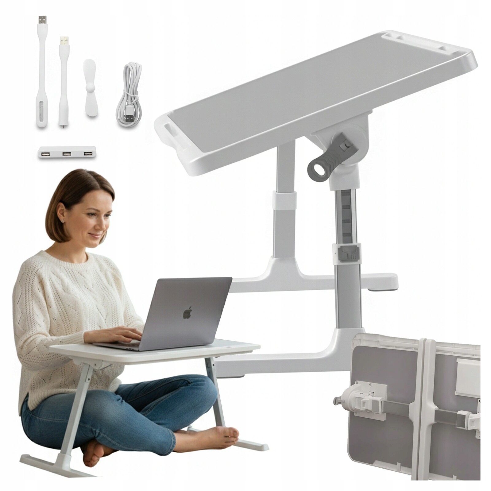 Konvertor na stůl Regulace výšky Podstavec Stolek pod notebook Kancelář