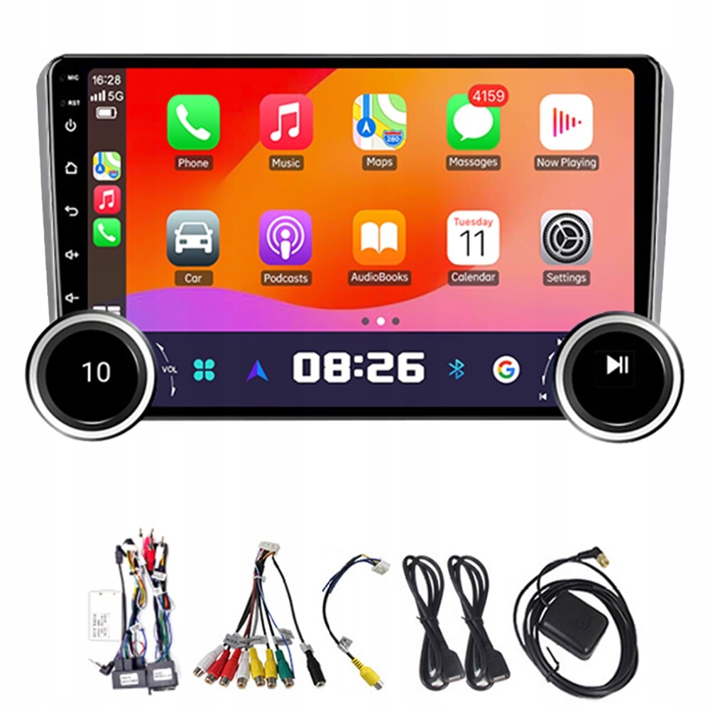 2Din Android 13 Autorádio pro Audi A3 8P S3 RS3 2003-2013 Carplay Gps Rds