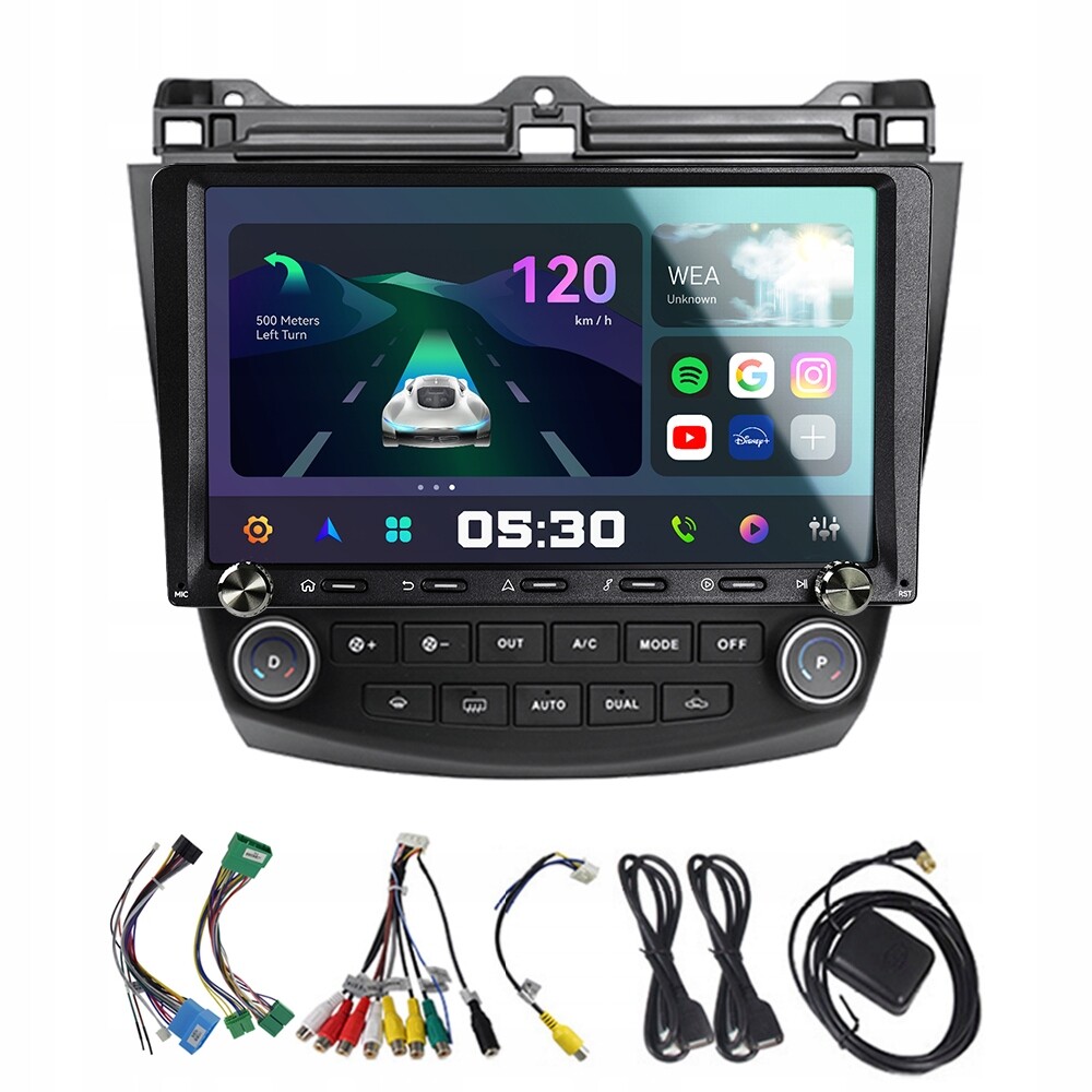 2Din Android 13 autorádio pro Honda Accord 7 2003-2007 2G 32G Carplay Gps