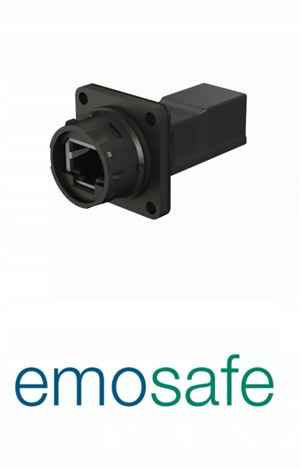 Síťový konektor, galvanický izolátor EN-10HG straight RJ45 Cat5e IP67