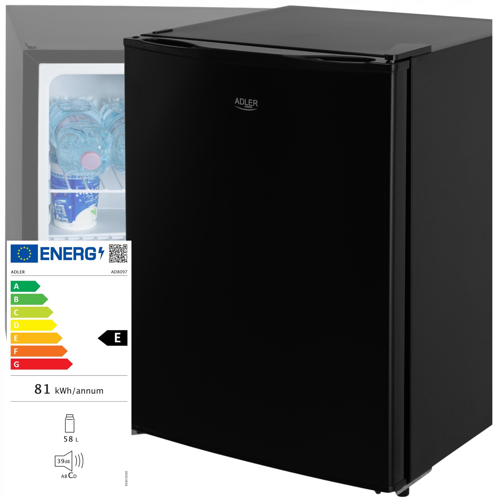 Mini Lednička Malá Podblatová 58L Chladnička Hotelová Mraznička Kancelářská