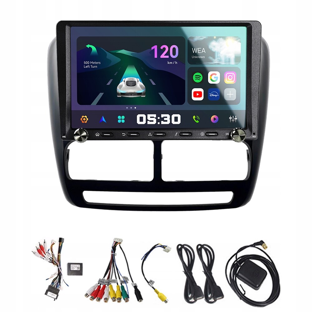 2Din Android 13 autorádio pro Fiat Doblo 2 2010-2014 2G 32G Carplay Gps