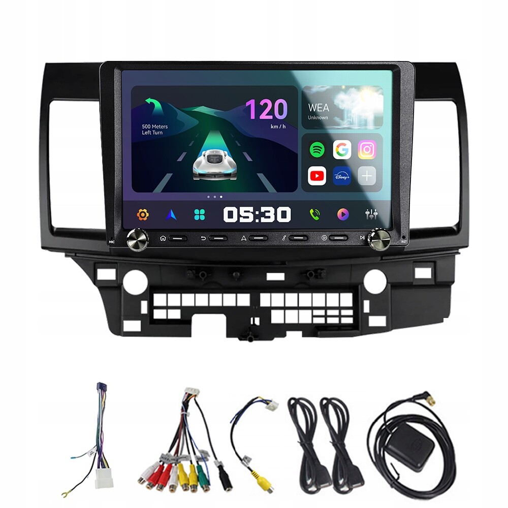 2Din Android 13 autorádio pro Mitsubishi Lancer 2007-2012 2G 32G Carplay Gps