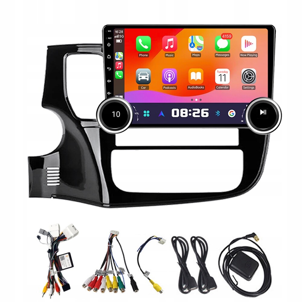 2Din Android 13 Autorádio pro Mitsubishi Outlander 3 2012-2018 s Rds a CarPlay