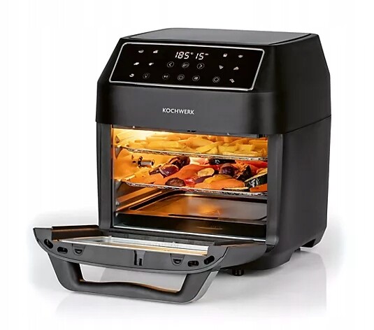 9v1 Horkovzdušná fritéza mini trouba s horkým vzduchem 12L 1700W Sušička potravin