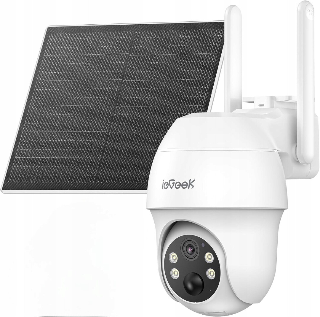 Bezpečnostní Kamera Iegeek S11 Solární Venkovní Monitorování 4G Lte Hd