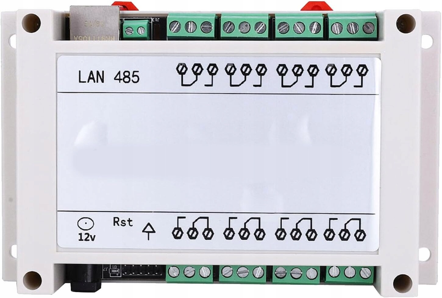 Ethernetový Ip Kanálový Port Přepínač Ovladače 250V Ac 10A Bílý