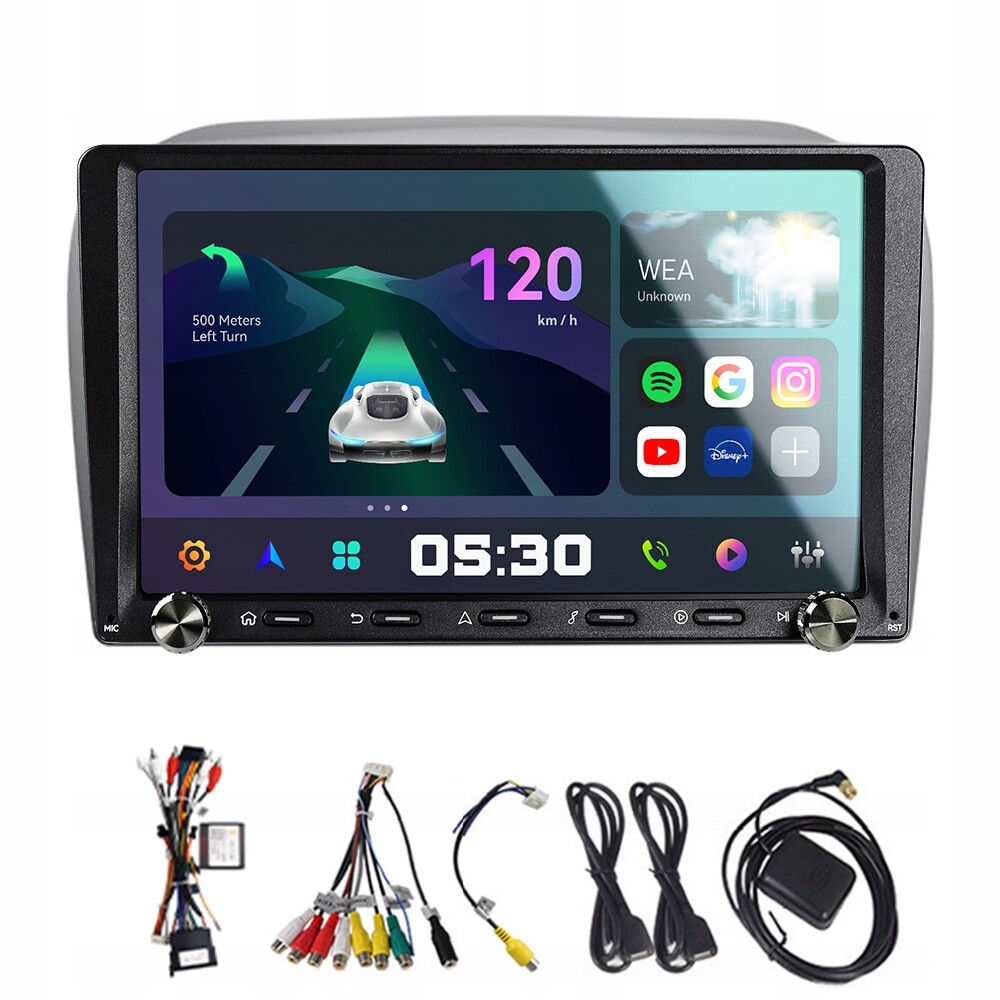 2Din Android 13 autorádio pro Fiat Doblo 2 263 2009-2015 Opel Combo Tour