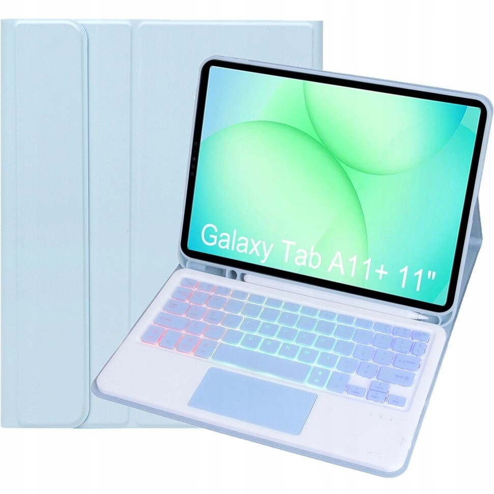 Pouzdro S Podsvícenou Klávesnicí Bluetooth Rgb Pro Samsung Galaxy Tab A11+