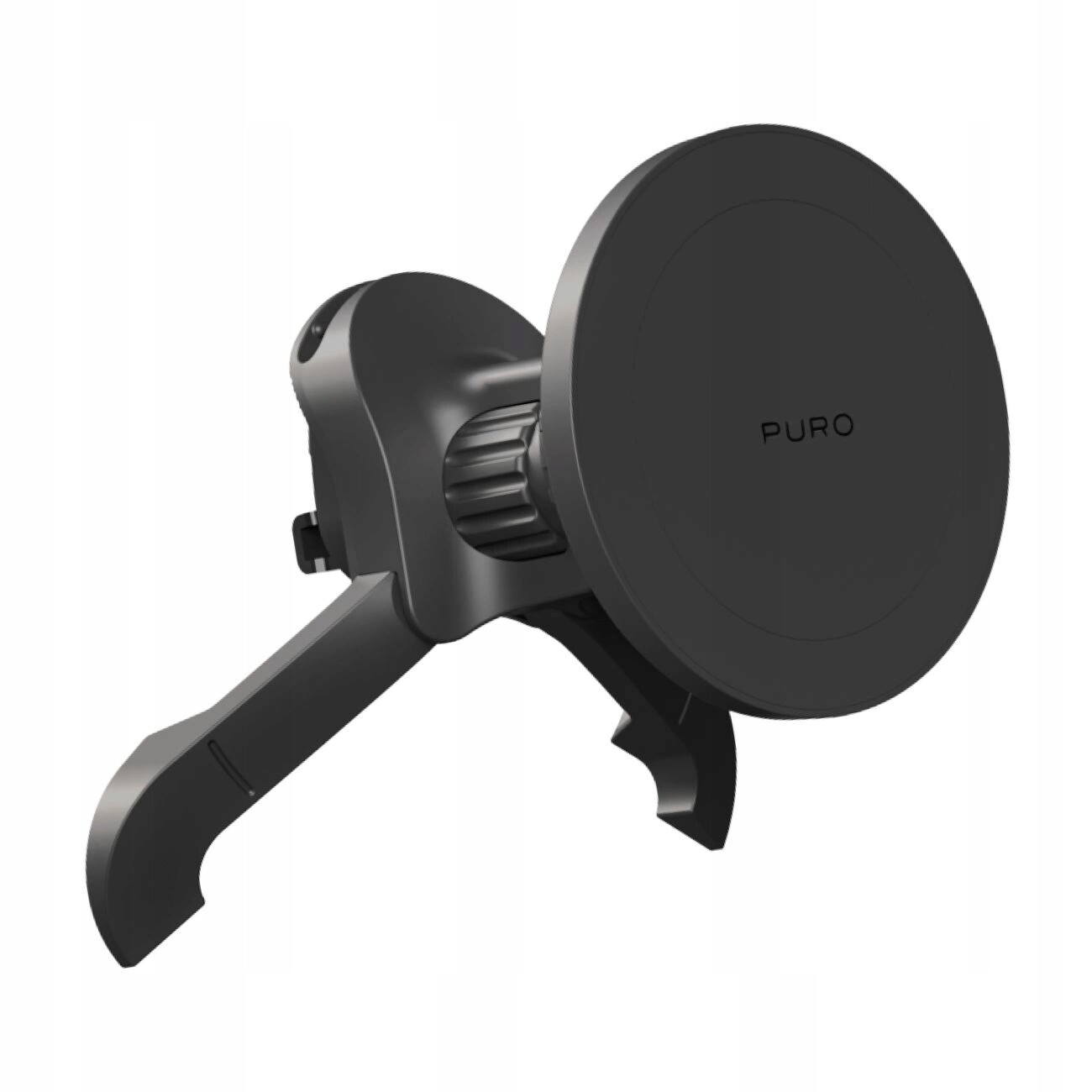 Držák do auta Puro, nastavitelný, kompatibilní s MagSafe černý