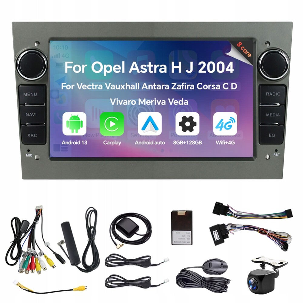 Autorádio Android 13 pro Opel Astra Hgj Antara Vectra C Zafira B Vivaro