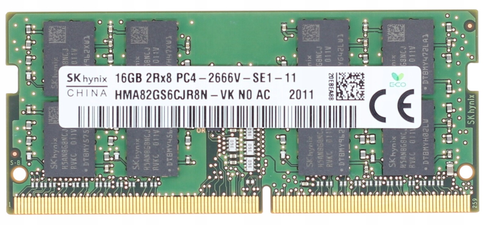 Do Notebooku paměť Ram DDR4 Hynix HMA82GS6CJR8N-VK N0 Ac 16GB
