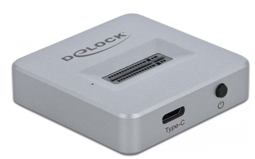 DeLOCK 64000 dokovací stanice pro pevné disky Stříbrná