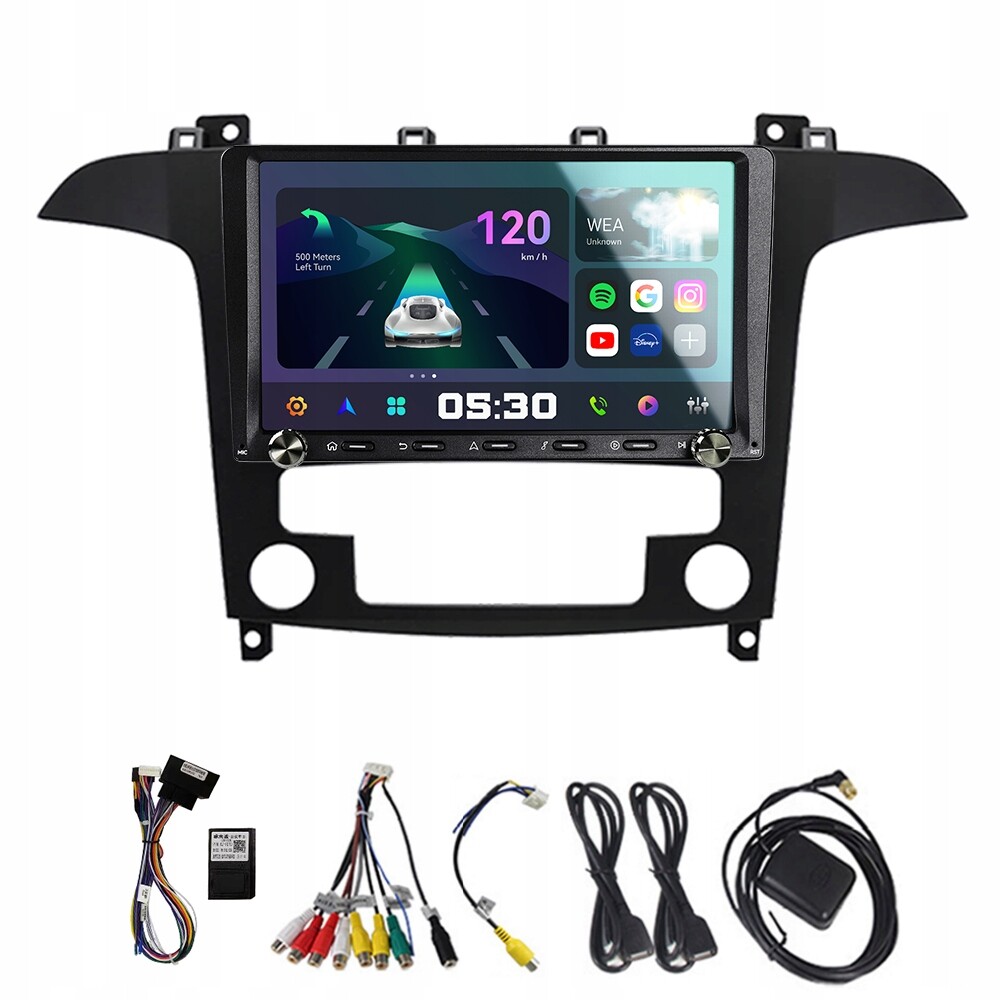 2Din Android 13 autorádio pro Ford S-max S-max 2007-2015 s 2G 32G Carplay