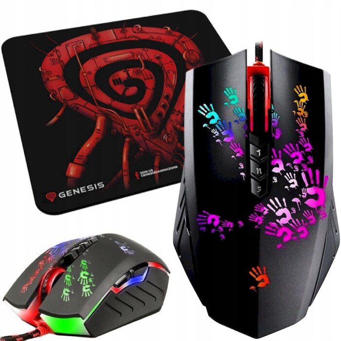 Herní Myš A4TECH Bloody Illuminated podložka