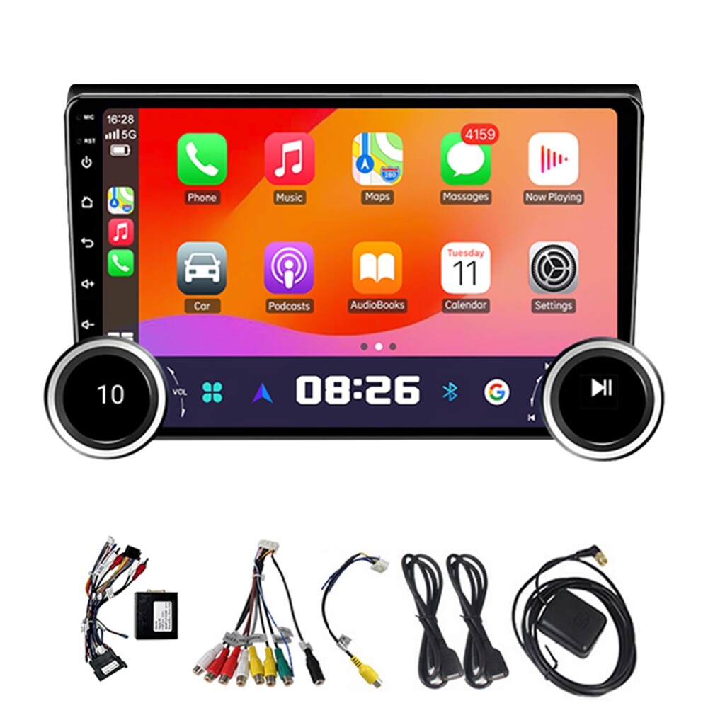 Eunavi 2Din Android 13 Autorádio pro Fiat Bravo 2007-2012 s CarPlay a 4G, 64GB