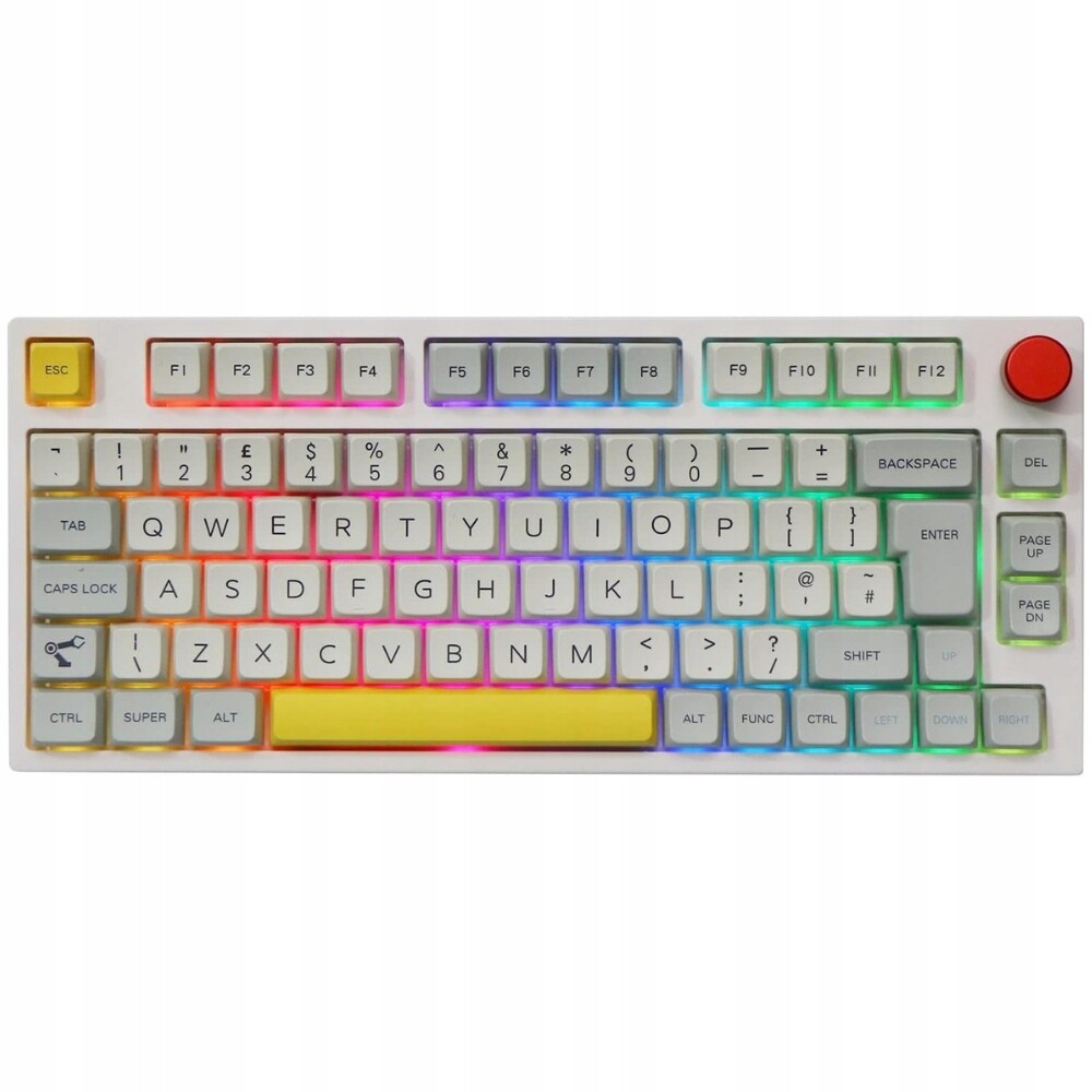 Epomaker Theory TH80 Pro Klávesnice 75% Iso Uk Hot-Swap Rgb Bluetooth/2.4G