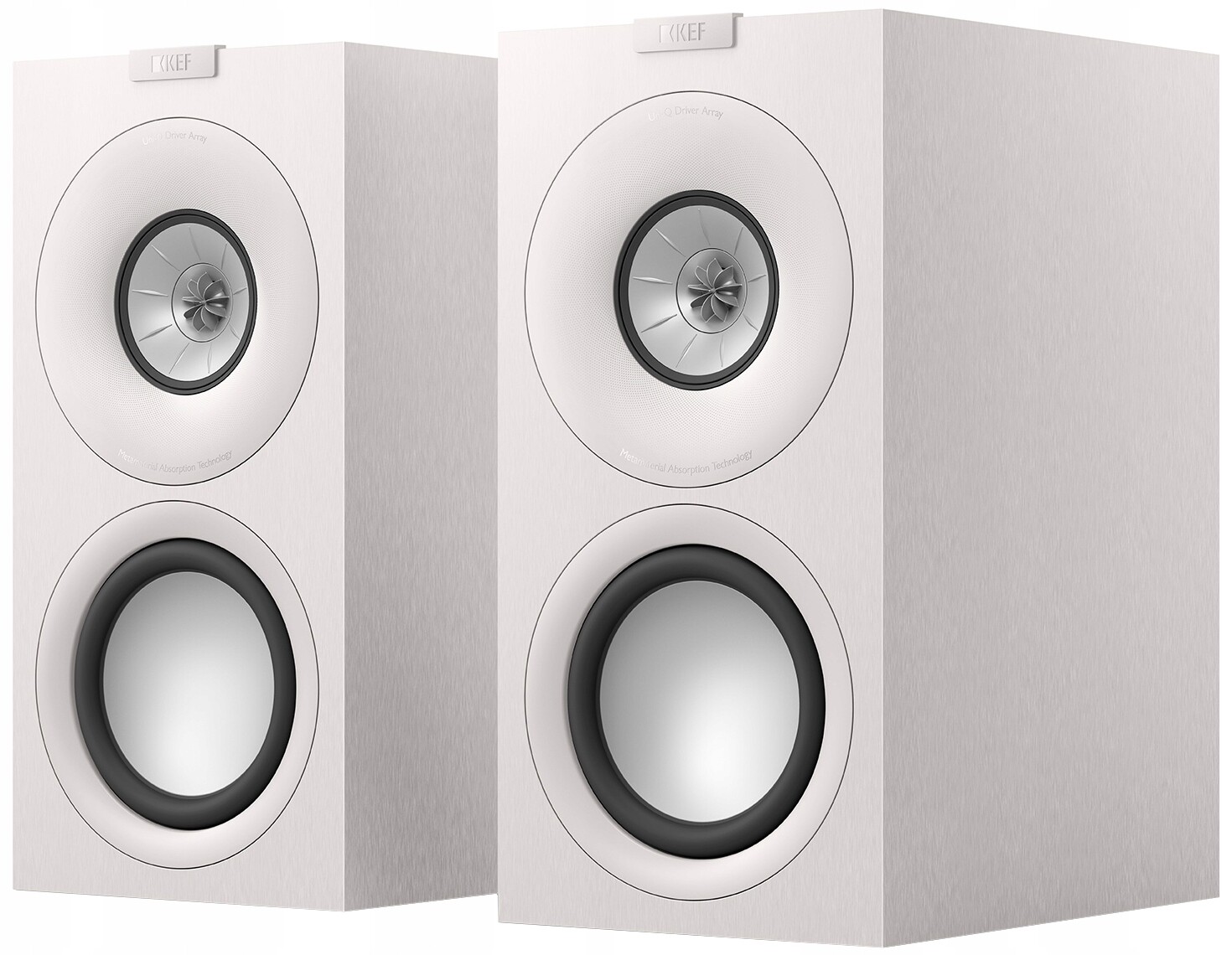 Kef Q Concerto Meta (Bílá Satin White) Podstavcové sloupky