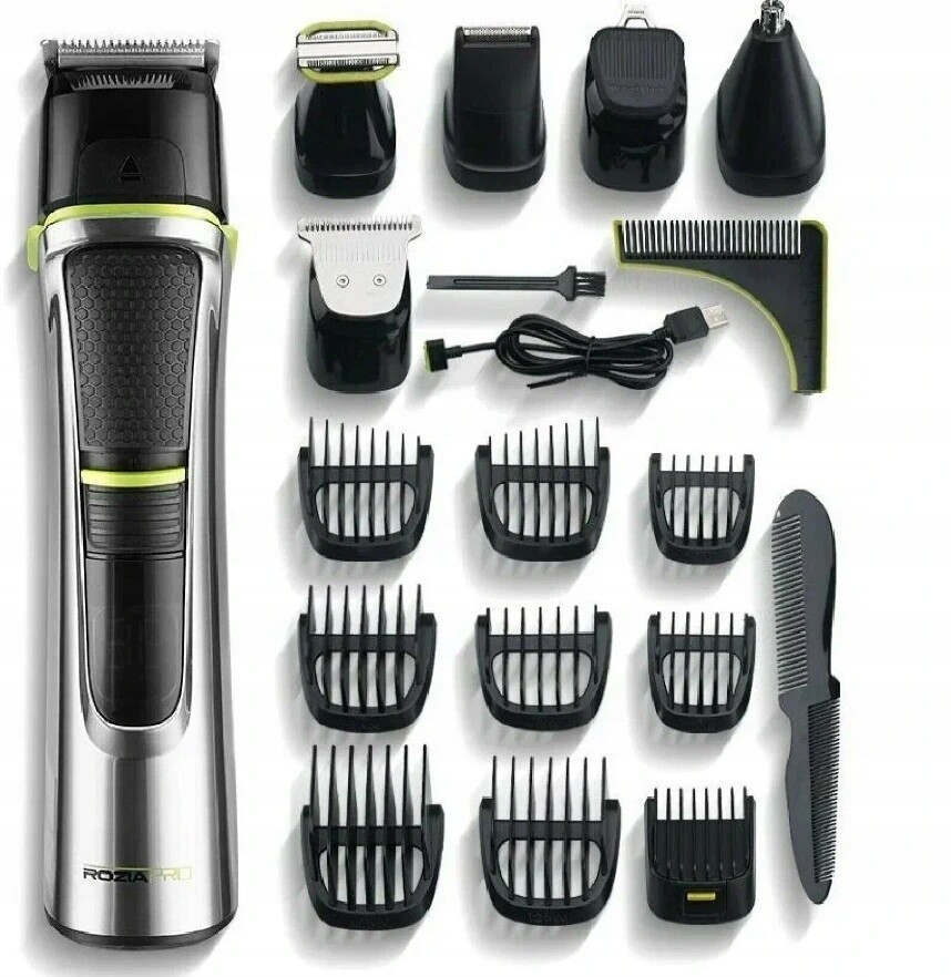 Profesionální zastřihovač vlasů a vousů Rozia Pro 15 in 1
