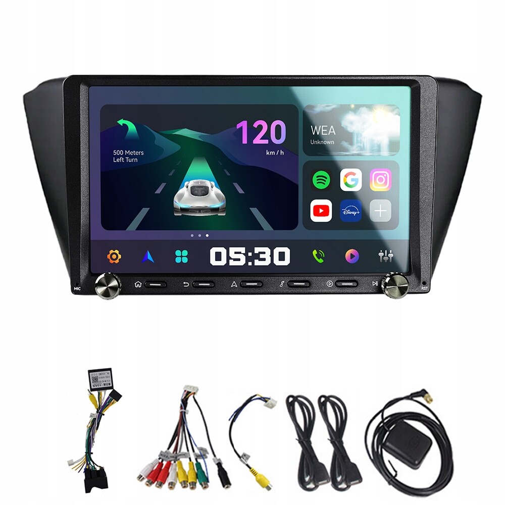 2Din Android 13 autorádio pro Škoda Fabia 3 III 2015-2019 2G 32G Carplay Gps