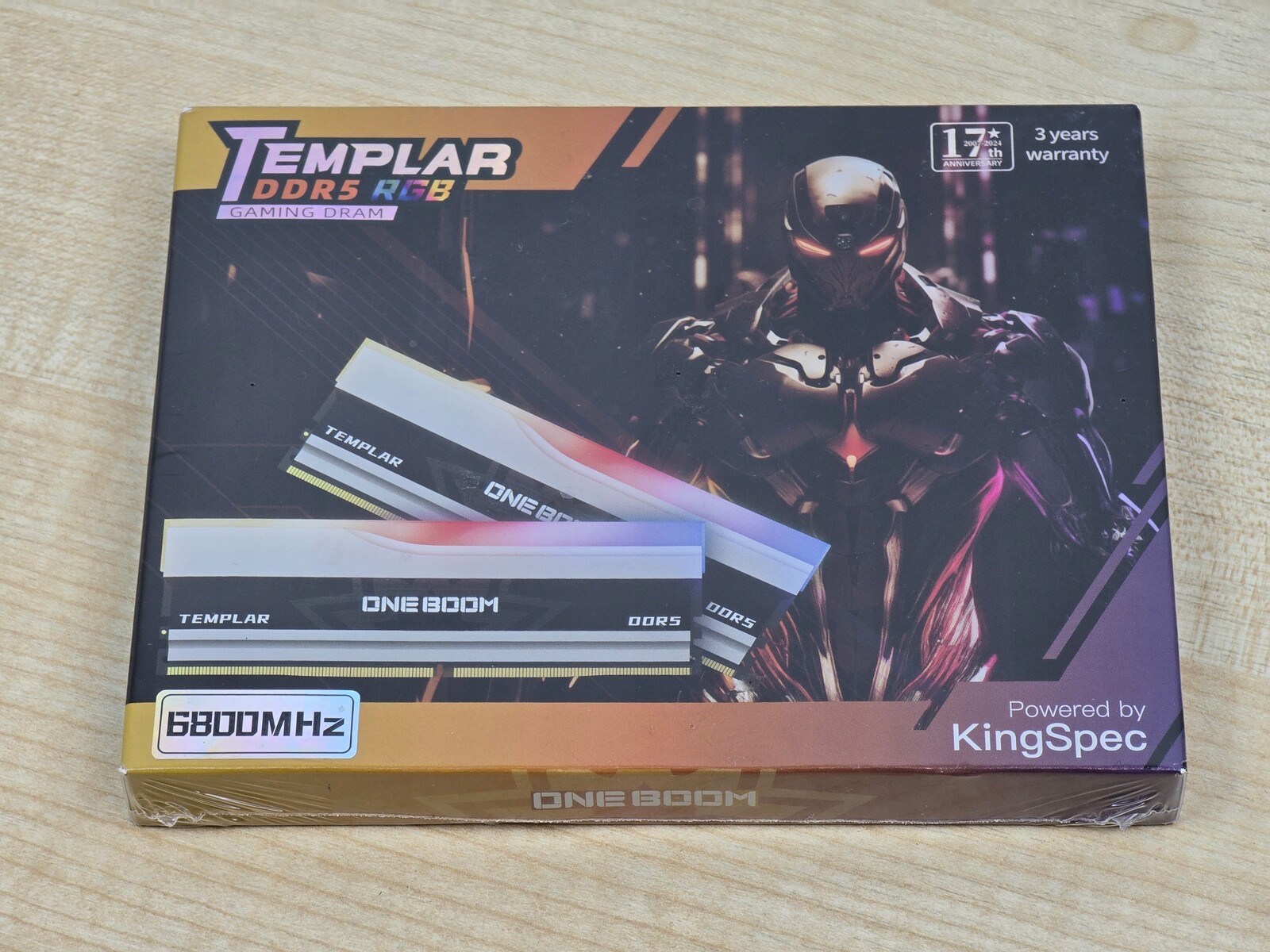 Oneboom Templar DDR5 Rgb 32GB (2 x 16GB) 6800 (PC5 54400) Herní paměť