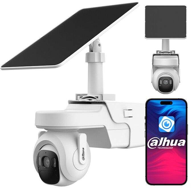 4G Solární Kamera KIT/BP4A-4G/M0508 4MPx Dahua Bezdrátový Pv Panel