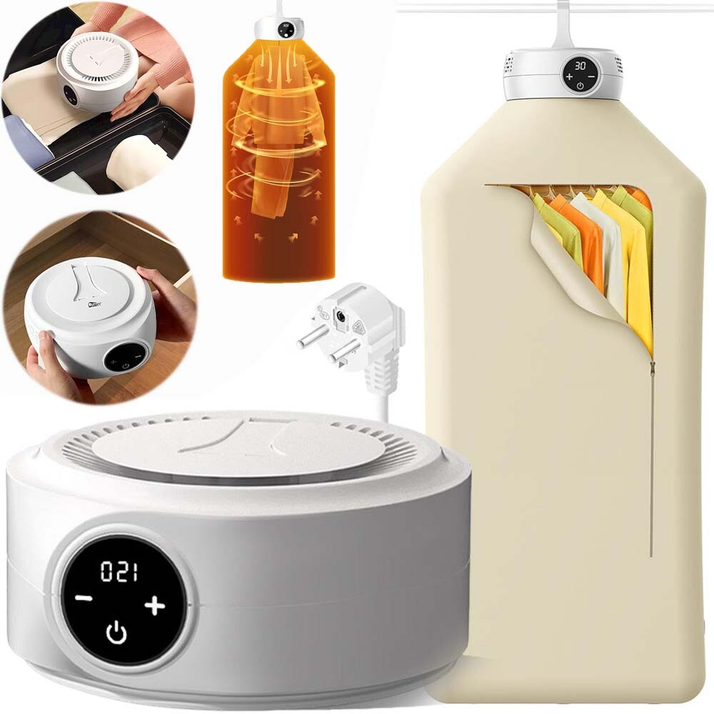 Elektrická Sušák Na Prádlo O Výkonu 600 W S Nízkou Hlasitostí Provozu S Časovačem