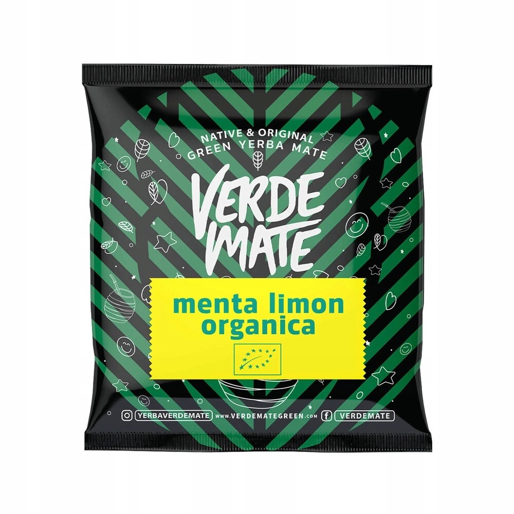 9 x Verde Mate Green Organica Menta Limon 50 g