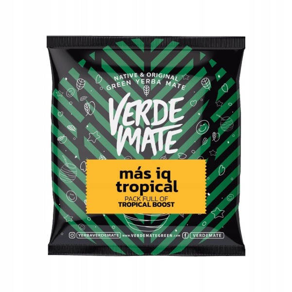 9x Verde Mate Mas Iq Tropical 50g