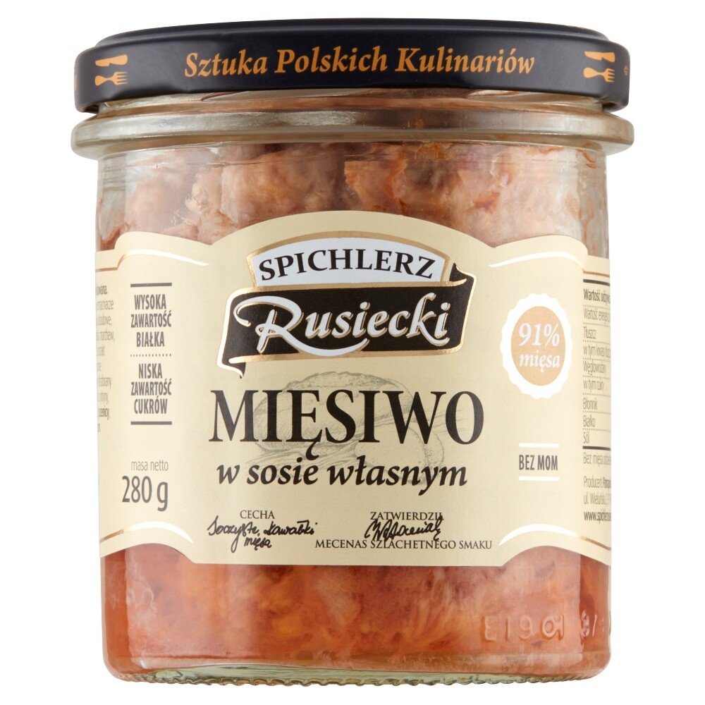 4 x Spichlerz Rusiecki Maso ve vlastní šťávě 280 g