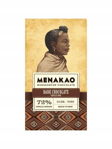 2x Menakao tmavá čokoláda 72% 75 g