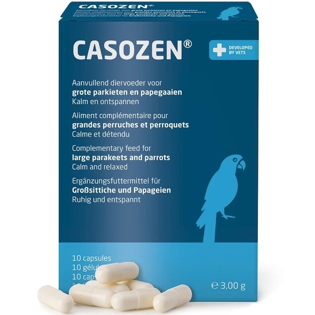 Casozen Přípravek pro papoušky na zklidnění 10 tablů