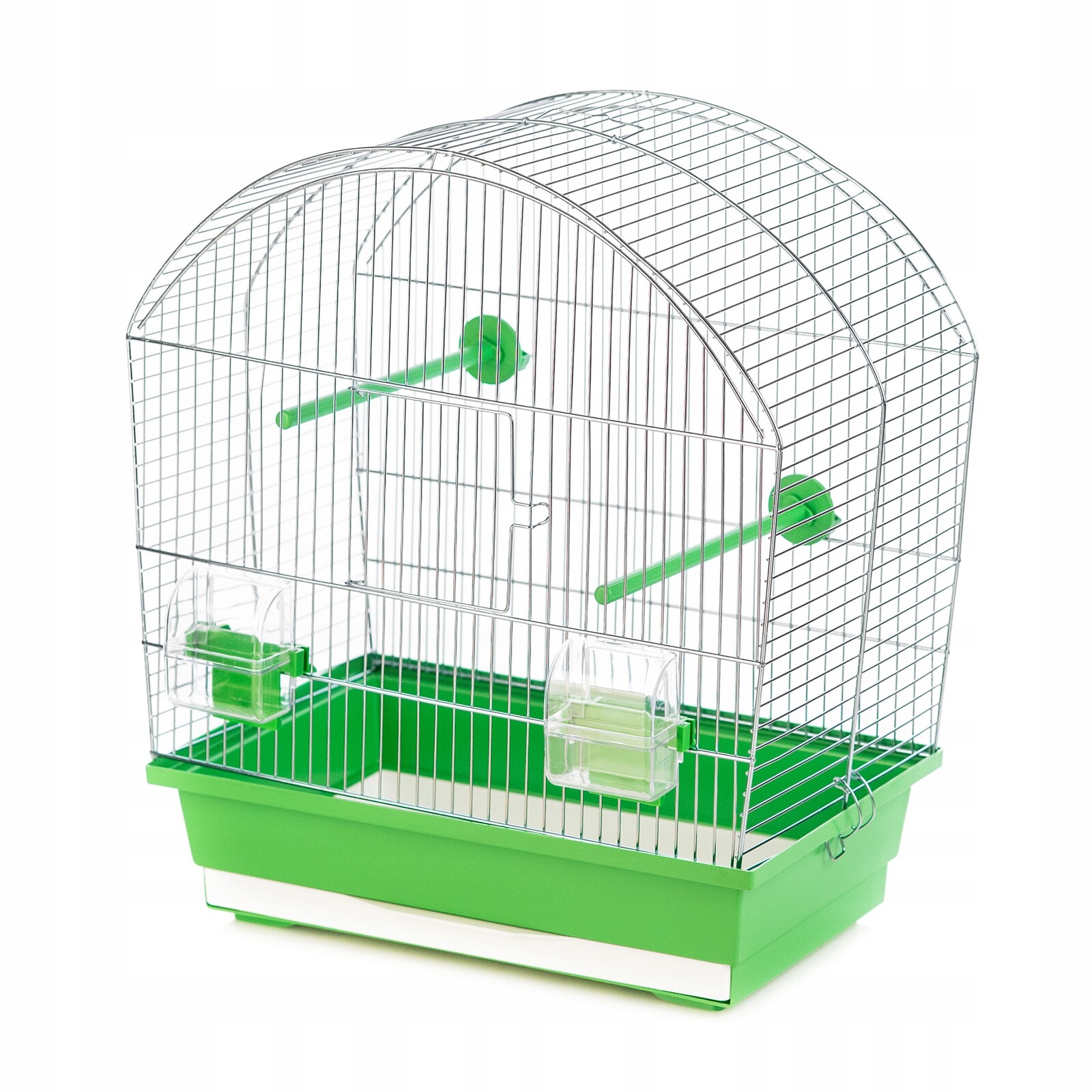 Klec pro ptáky Megi Zinc 42x25x47 cm bílá