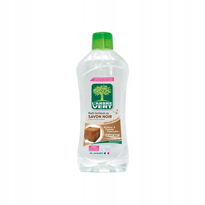 4X Čisticí přípravek L'arbre Vert Black Soap 1 L