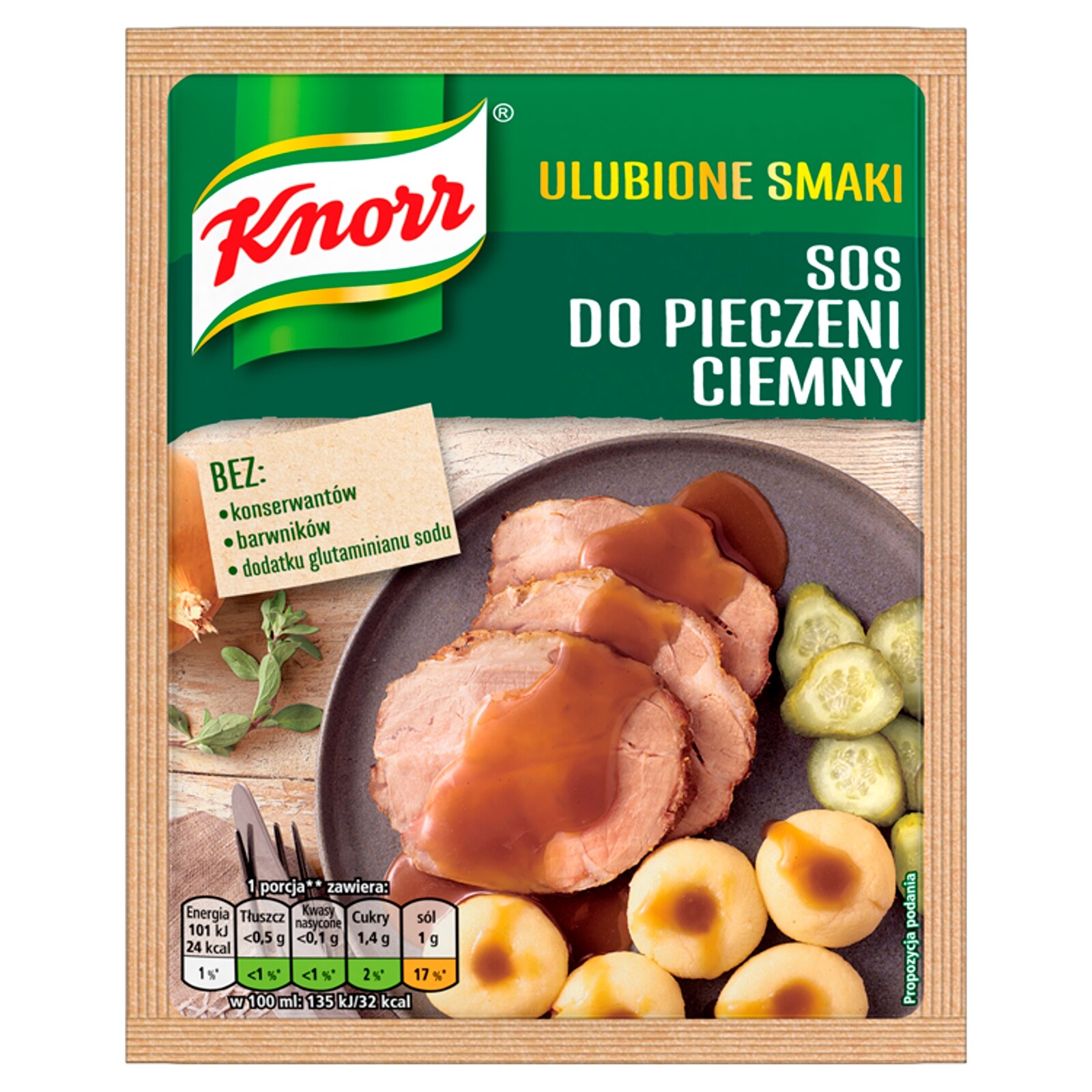 10 x Knorr Omáčka Knorr Do Pečení Tmavý 29G
