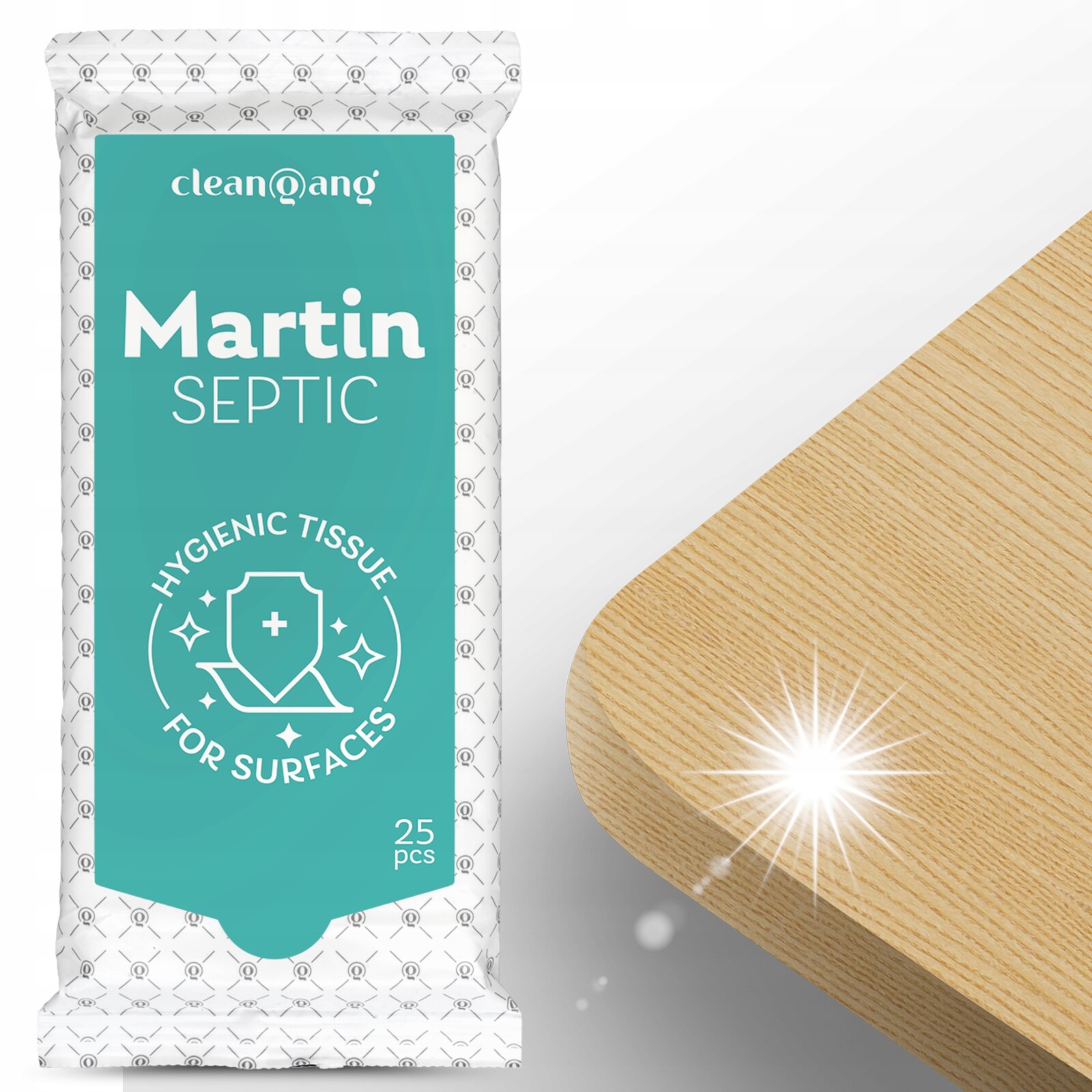 5x CleanGang Hygienické navíjecí ubrousky do 25 Ks