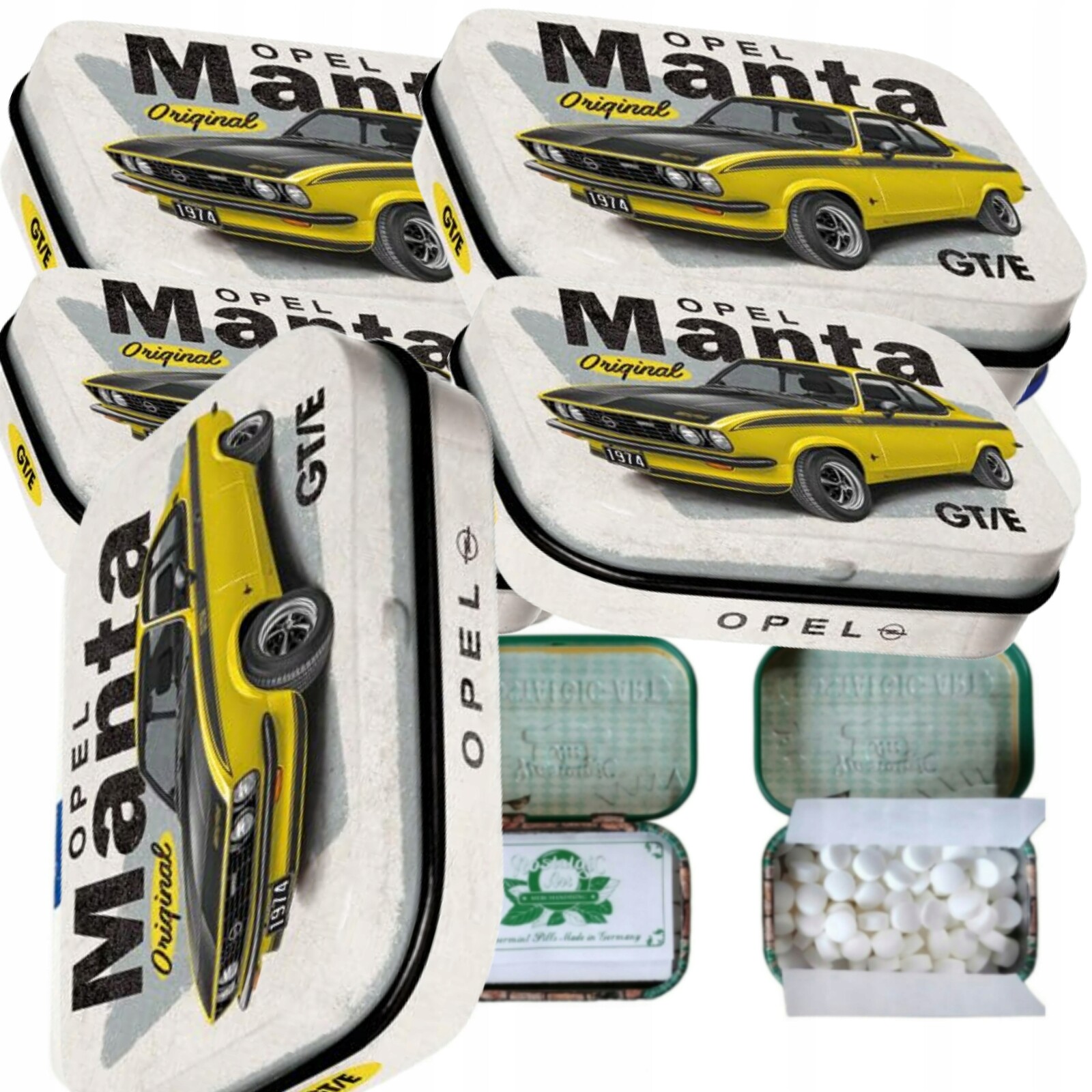 Bonbóny Mátové 4 Balíčky Opel Manta Gt/e Box 15g Nostalgic Art