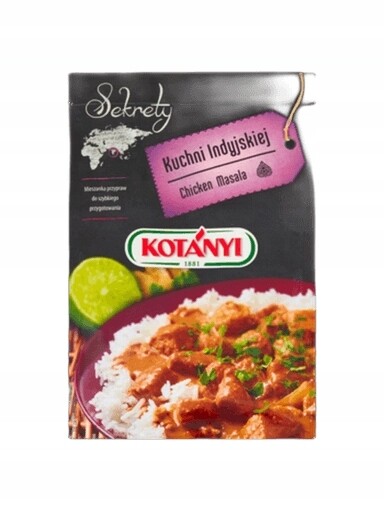 10 x Kotanyi Tajemství indické kuchyně Chicken Masala směs koření20 g