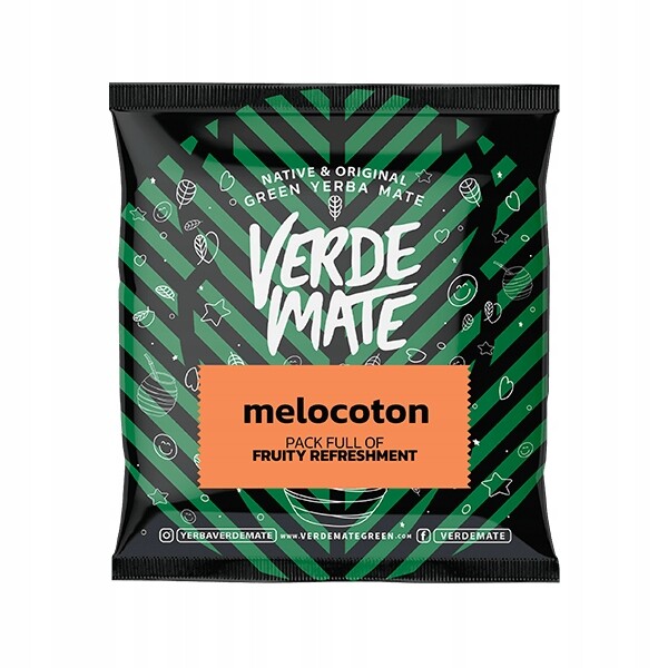 9 x Verde Mate Green Melocoton 50 g