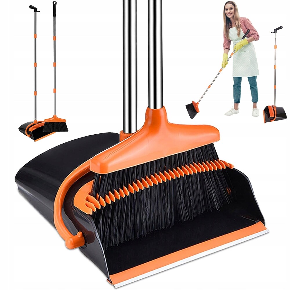 Dlouhý Smetáček Lopatka Kartáč Metla Lopatka Popelnice 122 CM