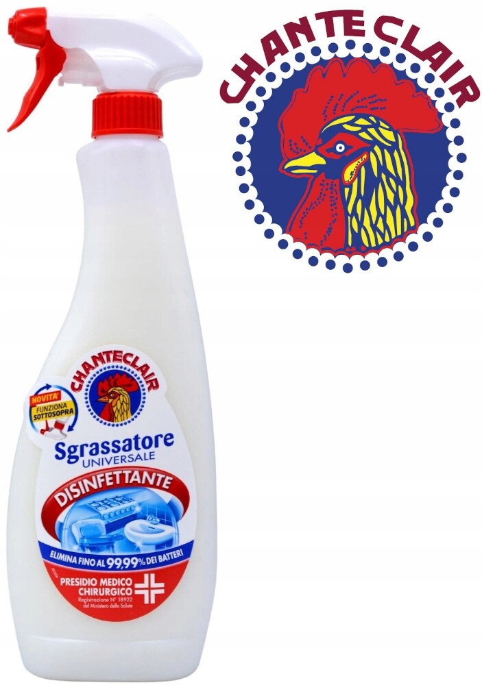 4X Univerzální odmašťovač a dezinfekční přípravek Sgrassatore 600 ml