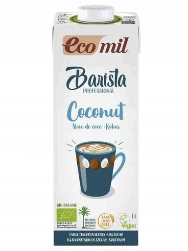 4x Kokosový nápoj Barista Bez Lepku Bio 1 l