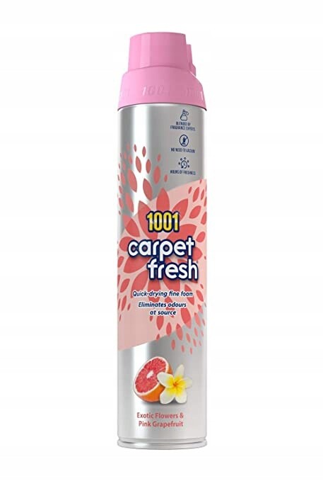 4X Anglická osvěžující pěna na koberce a čalounění exotická 300 ml
