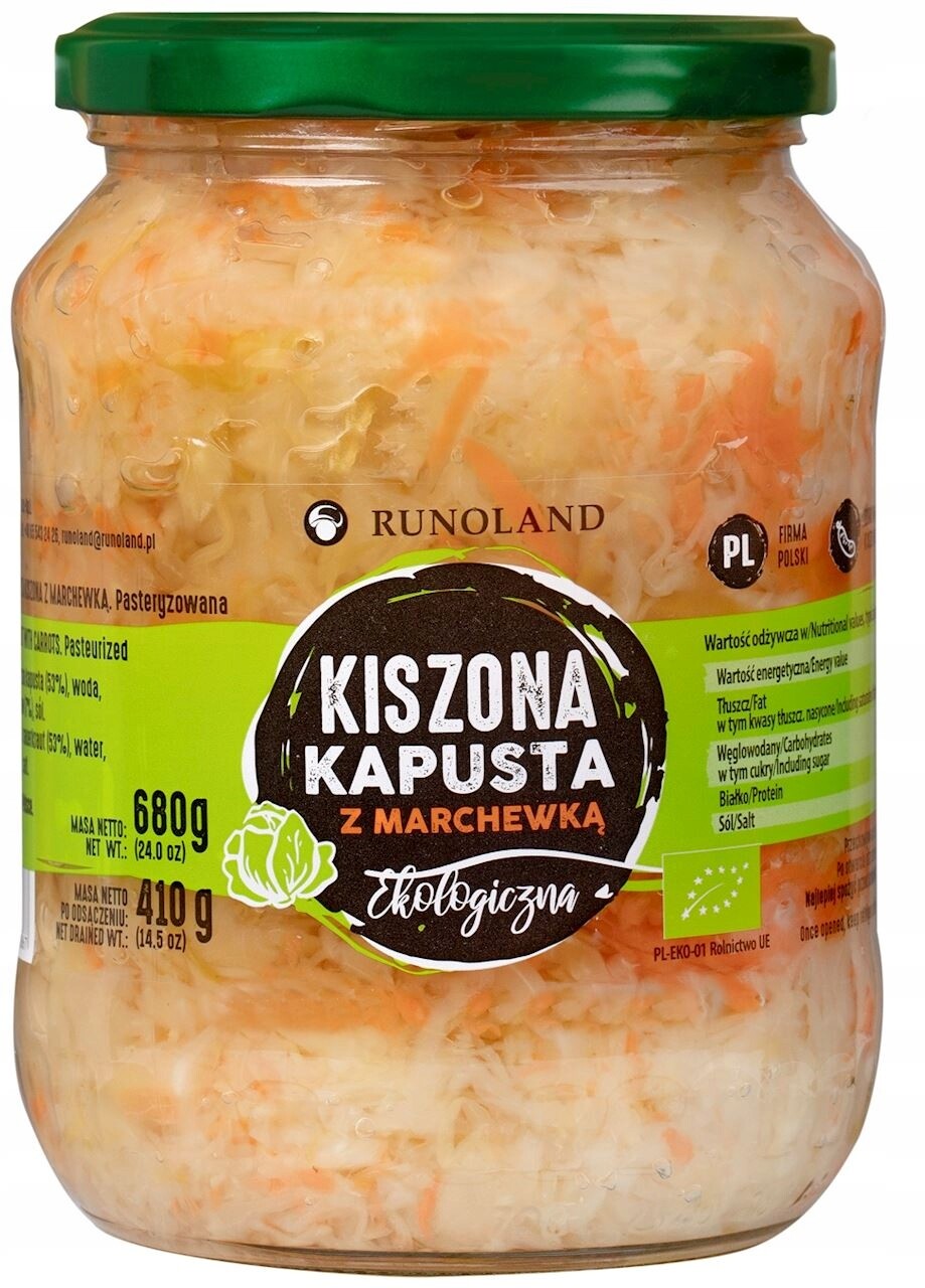 Runoland Kysané zelí s mrkví Bio 680 g