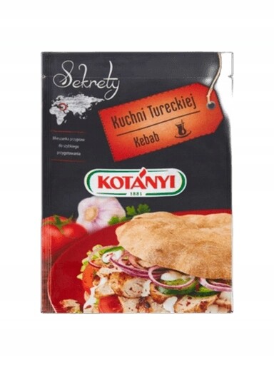 13 x Kotanyi Tajemství turecké kuchyně Kebab směs koření 20 g