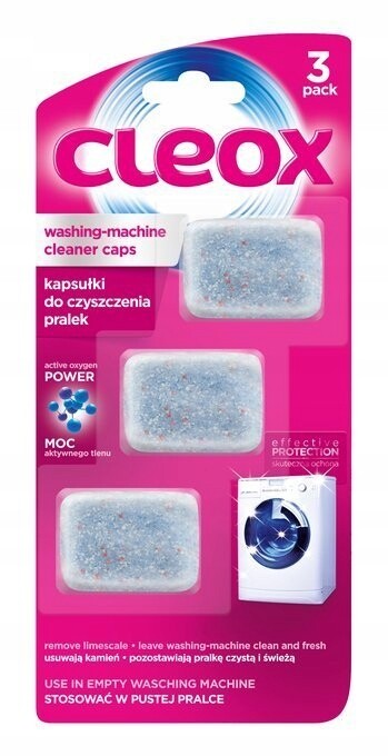 5 x Kapsle na čištění pračky Cleox (3x20 g)