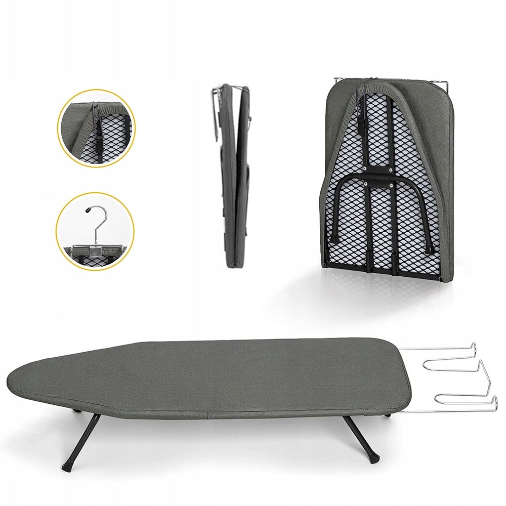 Žehlicí Prkno Široká Pracovní Deska 76,2 x 29 CM Skládací S loketní opěrkou