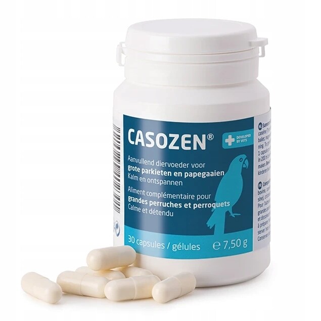Casozen Přípravek pro papoušky na zklidnění 30 tablů